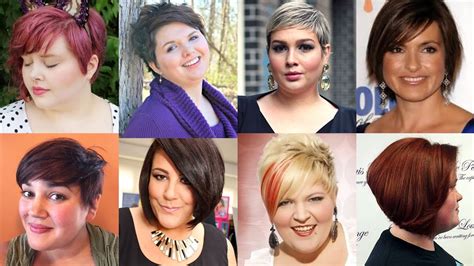 chubby short hair|30 Flattering Hairstyles for Plus.